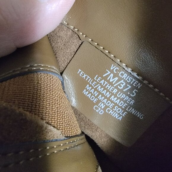 NEW Vince Camuto Cristen Knee High Boots Womens 7 Brown Suede Contemporary - Picture 10 of 11